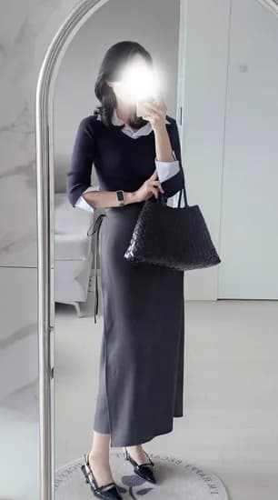 ) 지금부터 여성스럽게 입기좋은 랩 롱스커트 26,500원 무배