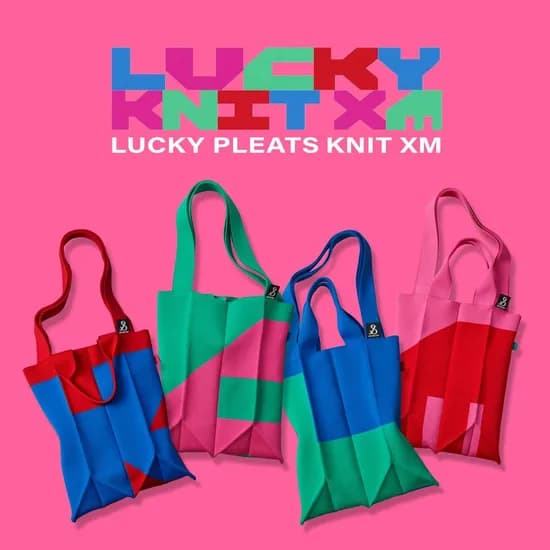 조셉앤스테이시 럭키 플리츠 니트 엑스미디움 토트 숄더백