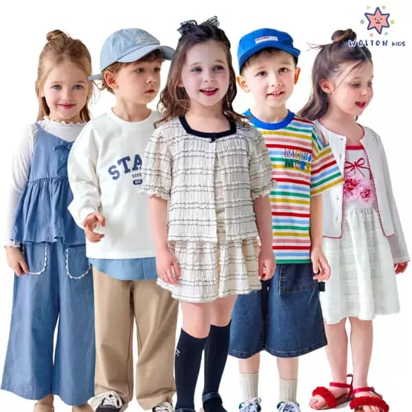 월튼키즈 블랙후드화섬점퍼