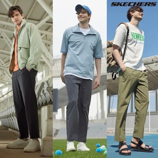 스케쳐스 남녀 스판 스트레치 팬츠