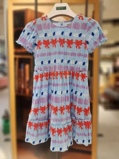 베네통키즈 이월상품 보드레플리츠원피스 QAOP19531 29,250원(택배비별도)