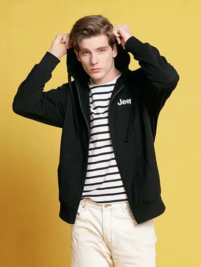 지프 남성 시그니처 캐주얼 후드집업 10% 쿠폰적용시 17,910원
