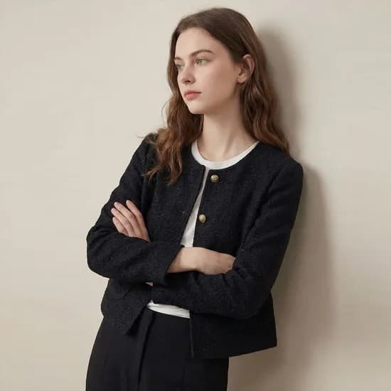 클라셰 빈티지트위드하프자켓 22,320원