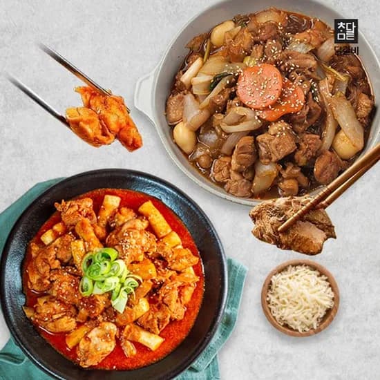 순살 춘천닭갈비500g 2팩 9,100원 무배