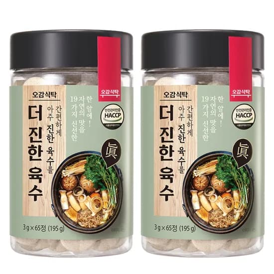 오감식탁 더 진한육수 65정x2개 16,800원 무배