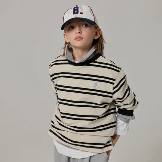 블루독 멀티 STRIPE 티셔츠