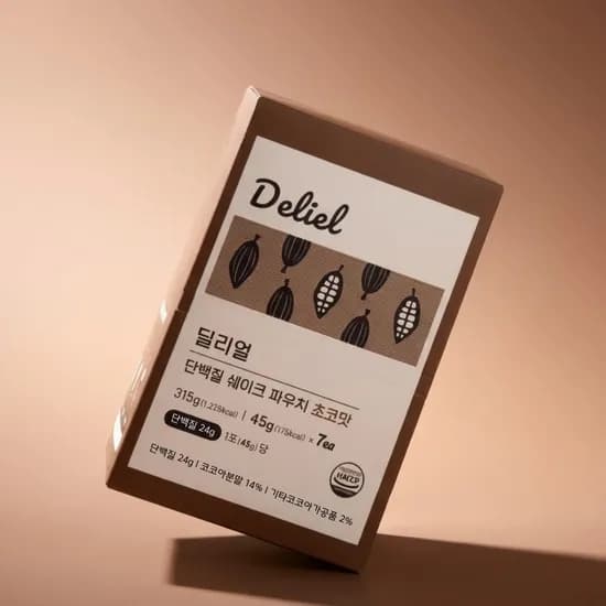 딜리얼 저당 단백질 쉐이크 파우치 14팩 48,300원