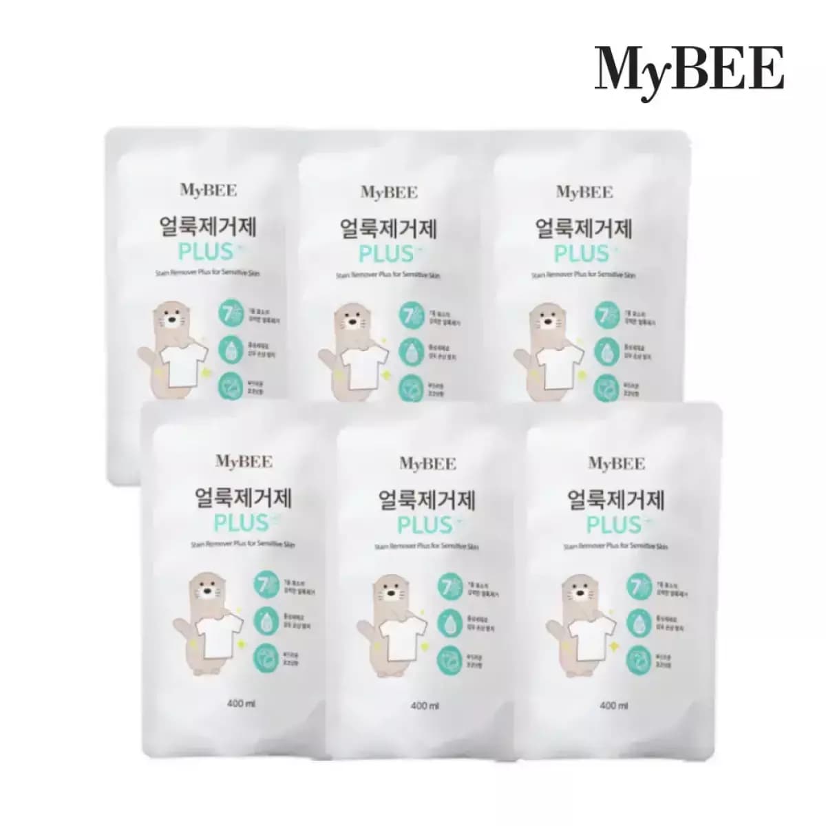마이비 얼룩제거제 플러스리필 400ml 6개 25,400원