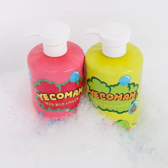 예꼬맘 올인원 키즈 샴푸 바스 겸용 1000ml x 2개 17280원