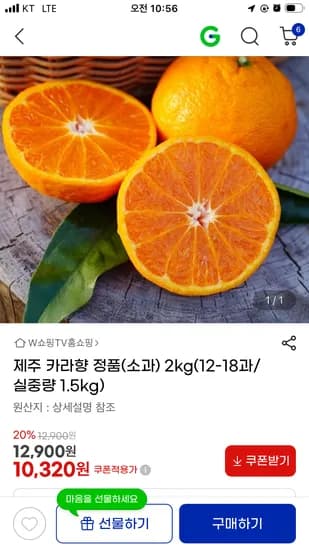 제주 카라향 정품 소과 5kg 35-55과 쿠폰+카드 17410원 무배