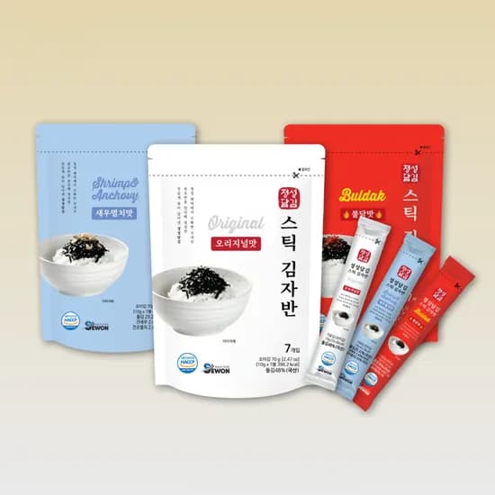 배부른삼촌 스틱 김자반 오리지널 70g 1봉 1,900원 유배