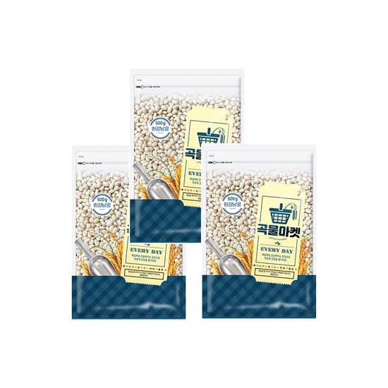 더프레시몰 곡물마켓 흰강낭콩 500g 3개 6,900원