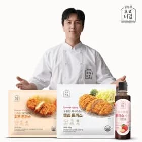 김동완 제주돼지 돈까스 등심8+치즈2+소스1통 22,730원 초핫딜