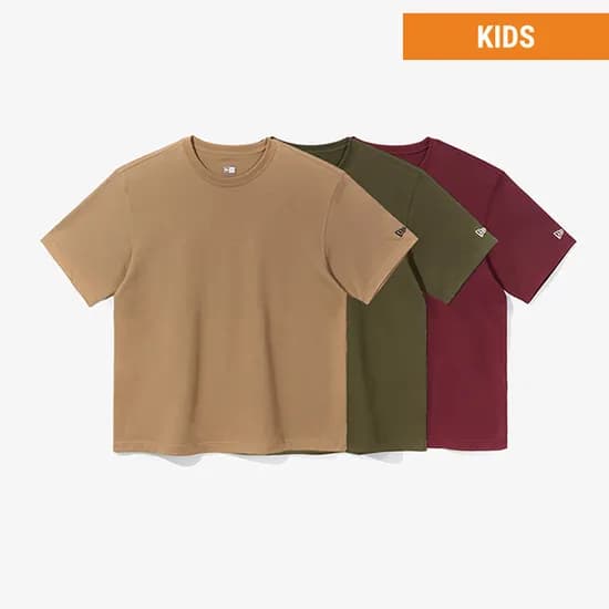 뉴에라키즈 에센셜 밀리터리 3팩 티셔츠 멀티 22080원