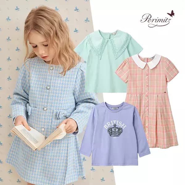 페리미츠/레노마키즈 티셔츠 블라우스 원피스 팬츠 등등 11,600원~