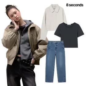 에잇세컨즈 스트레이트 롱 데님팬츠 13,790원 무배+무료반품가능