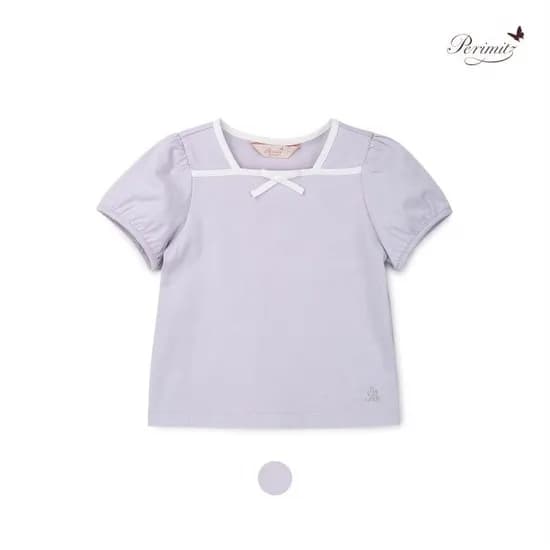 페리미츠 리본 반팔티셔츠