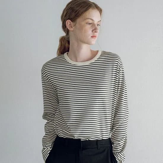 스트라이프 라운드 티셔츠 20,680원 무배