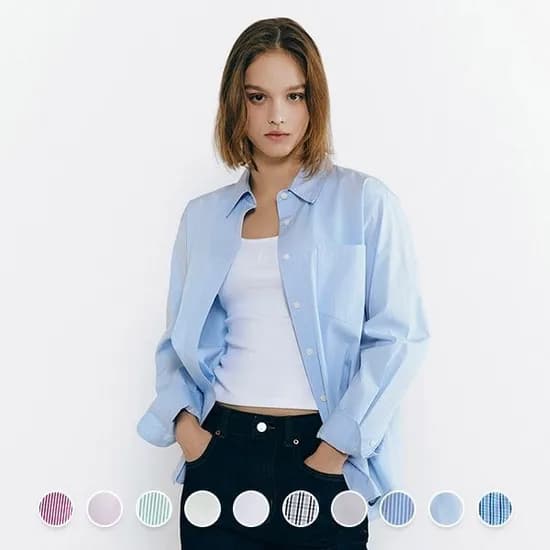 지오다노 포플린셔츠 22490원 무배