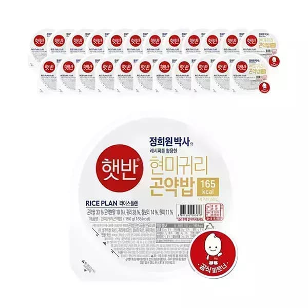CJ 현미귀리 곤약밥 150g 24입 (T멤+카카오)29,360원 무배