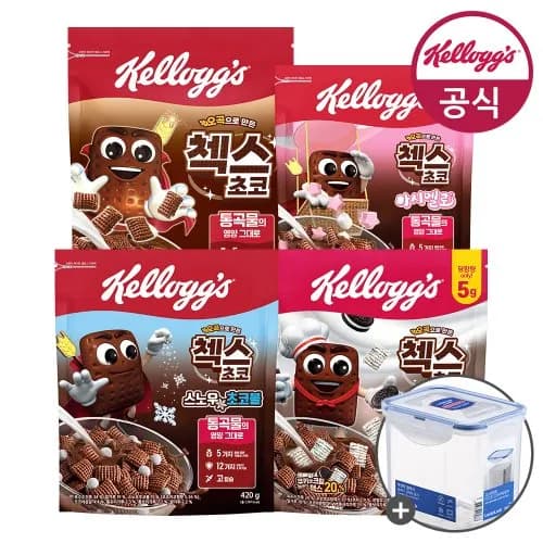 첵스초코 시리얼 3개 골라담기+락앤락 증정 14,630원