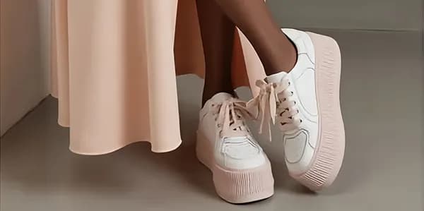 바바라 소가죽 몰드 배색 여성스니커즈 페이코 40,163원