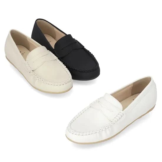 엘칸토 마쯔 여성 소프트 봉합 로퍼 2cm