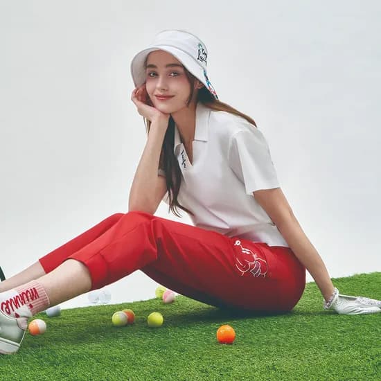 디즈니 골프 남성 캐릭터 맨투맨 스웻셔츠