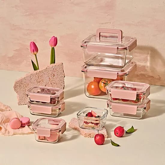 글라스락 핸디 직사각 라일락 1.8L 8,700원 외 다양