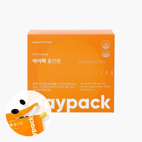 데이팩 올인원 영양제 1개월분 18,670원 (선착순 쿠폰)