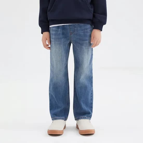 스파오키즈 스트레이트 진 청바지