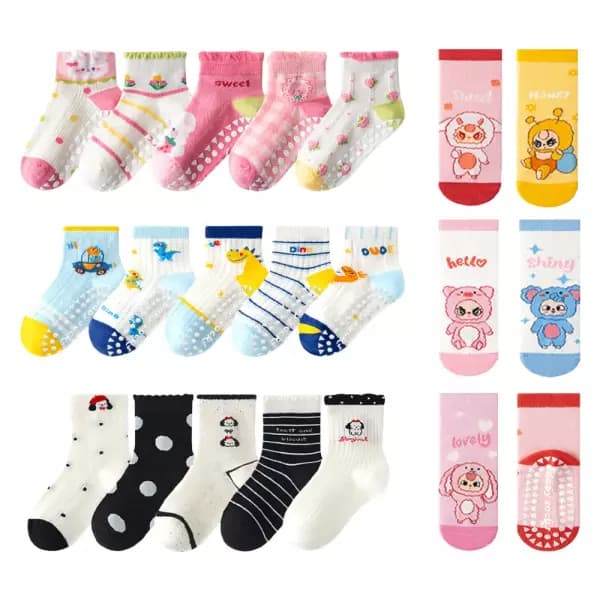 유아 여름 매쉬 미끄럼방지양말 5켤레세트 7290원