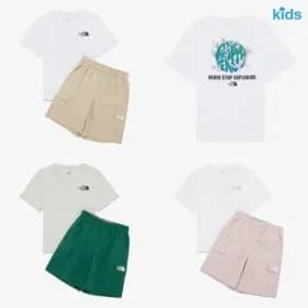 노스페이스키즈 반바지+반팔티세트 49,340원