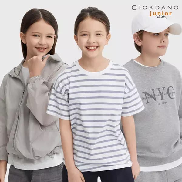 지오다노주니어 봄여름 긴팔 반팔 바지 6,400원(무배)