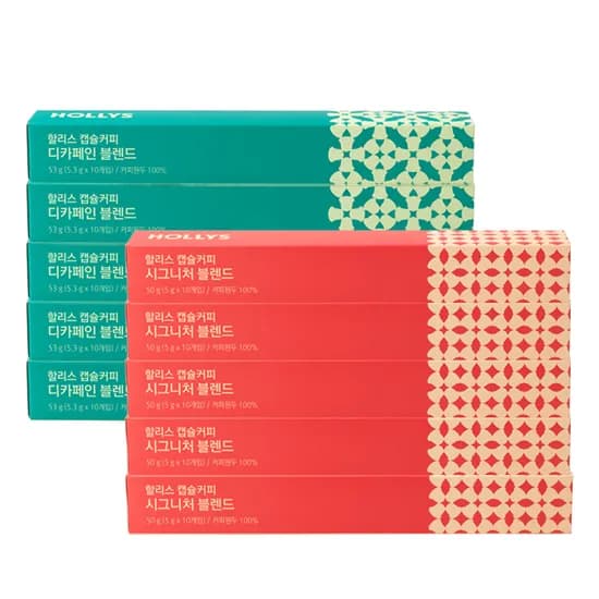 할리스 캡슐커피 (시그니처+디카페인 각 50캡슐) 41,400원