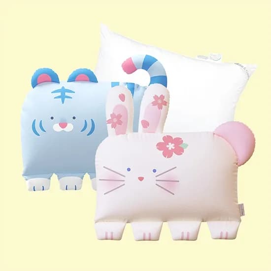 밀로앤개비 베개 커버2+솜1(+솜 하나 추가증정) 58900원