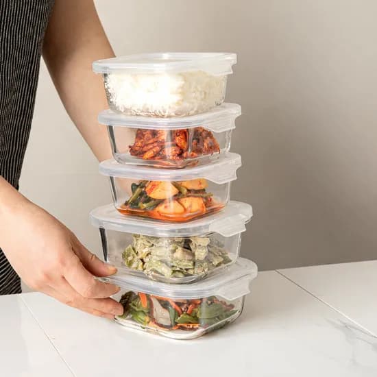 글라스 내열용기 정사각형 5종 8,900원