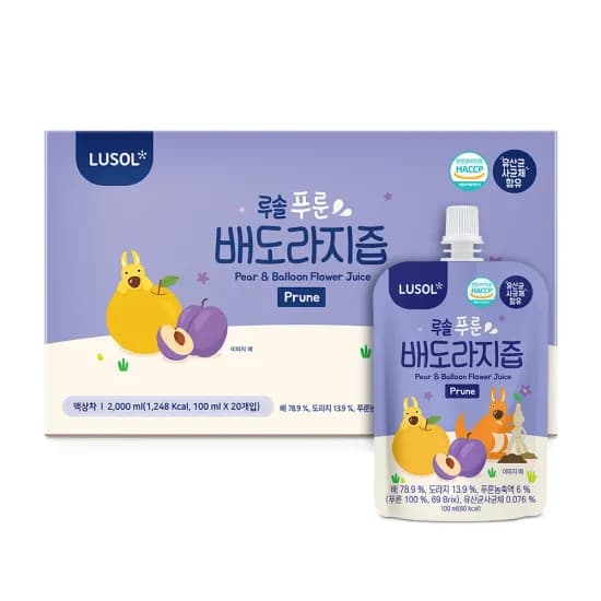 루솔 푸룬 배도라지즙 20포 12,700원 무배