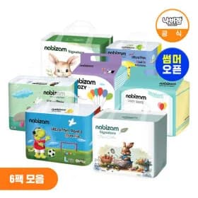 나비잠 기저귀 울트라씬듀얼핏 썸머팬티 6팩 48,960원
