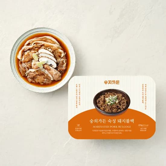 숭의가든 숙성 돼지불백 600g x 2팩 12,990원 무배