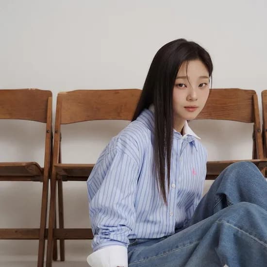빈폴 스트라이프 오버핏 셔츠