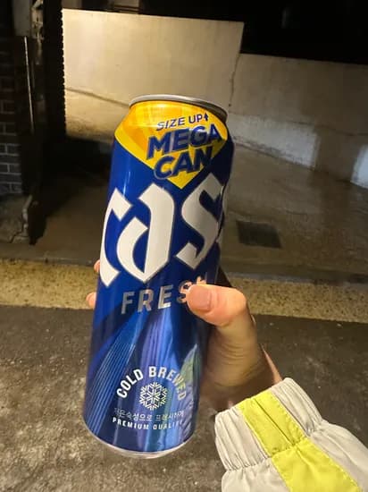 GS 편의점 카스 메가캔 740ml 4캔 9800원 핫딜