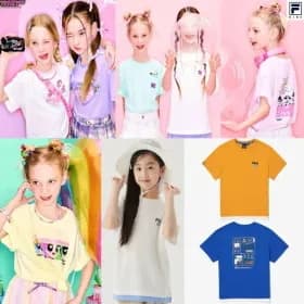 휠라키즈 키즈 프라모델/파워퍼프걸 티셔츠 반팔티 16,520원 (2장무배)