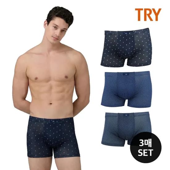 트라이 면스판 드로즈 3장 세트 핫딜 6,780원 무배