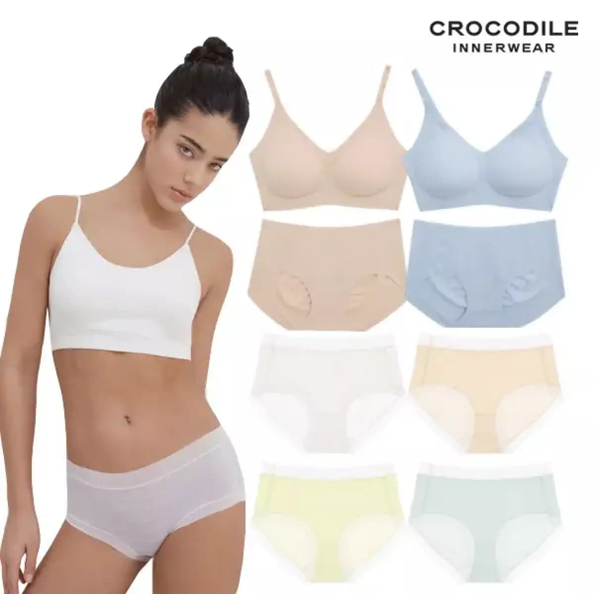 크로커다일 소프트 쿨인견 브라3종+팬티3종 41,930원 무배