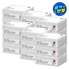 키스해링 3겹 뽑아쓰는 휴대용 키친타올 100매 18팩 12,730원 무배
