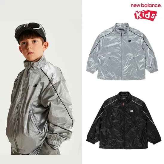 뉴발란스키즈 NBSC_솔리드메쉬안감 바람막이 92,160원