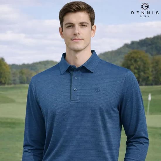 데니스골프 26SS 신상 남성 냉감 쿨메쉬 긴팔 카라디 17,210원