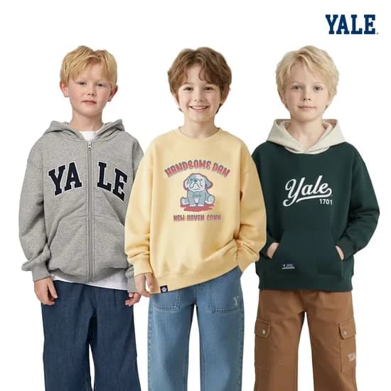 예일키즈 베이직 자수 후드집업 27,900원