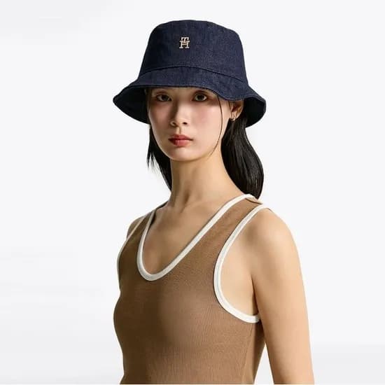 타미힐피거 공식 시크 데님 버킷햇 39,500원 무배